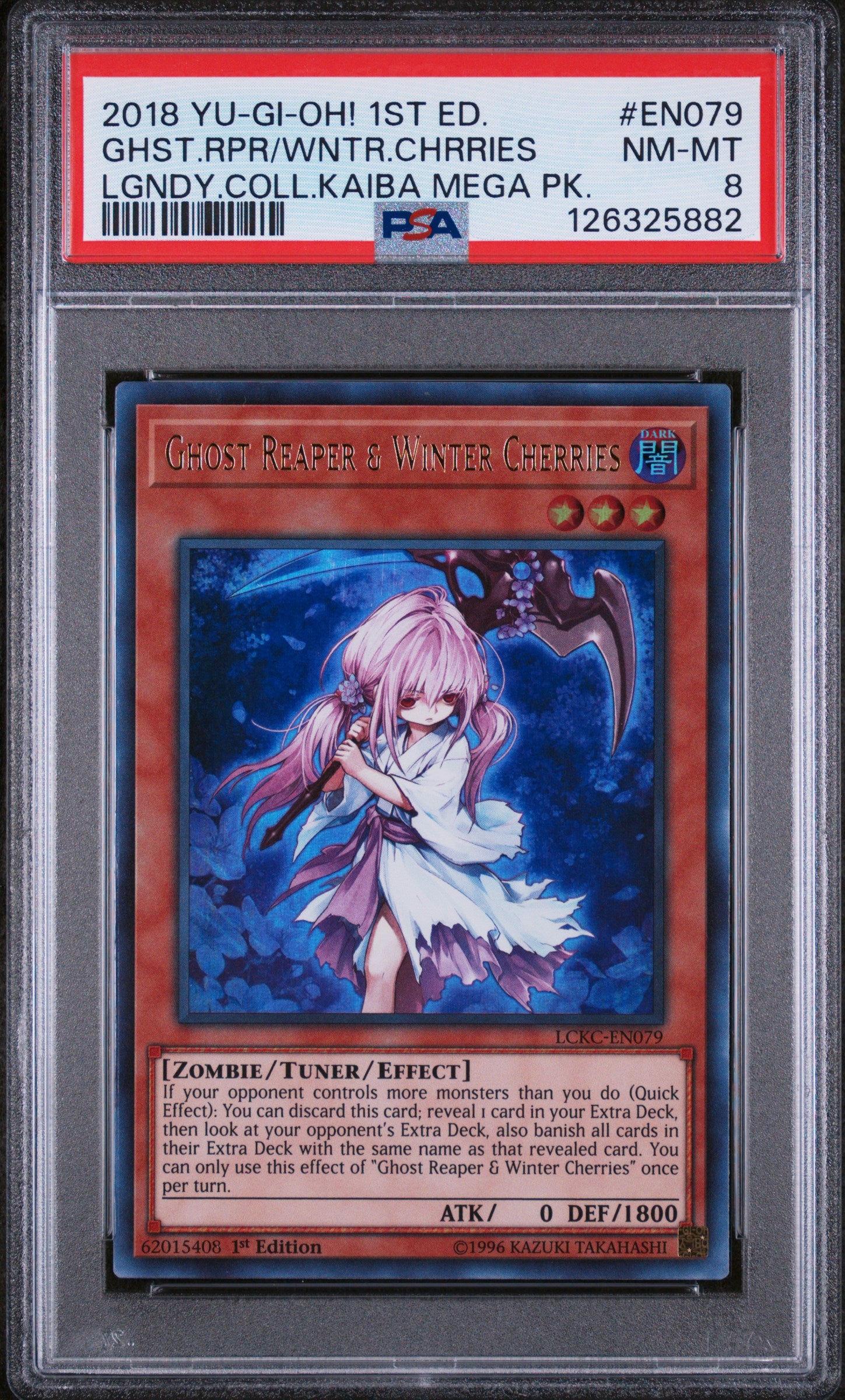 Ghost Reaper & Winter Cherries • LCKC-EN079 • UR • PSA 8
