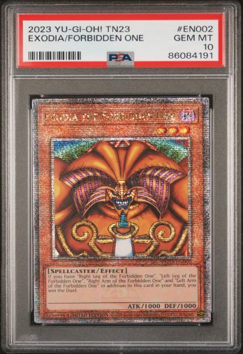 Exodia the Forbidden One Set • QCSE • PSA 10