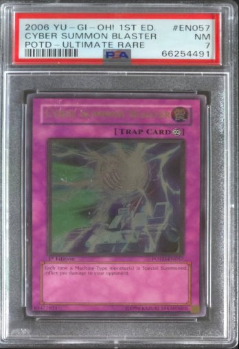 Cyber Summon Blaster • POTD-EN057 • UTR • PSA 7