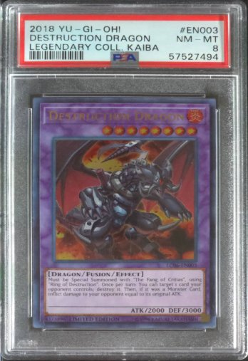 Destruction Dragon • LC06-EN003 • UR • PSA 8