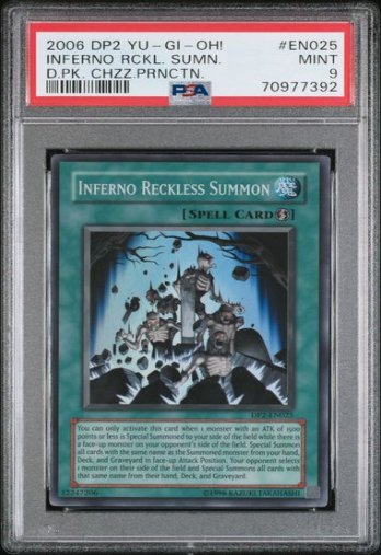 Inferno Reckless Summon • DP2-EN025 • SR • PSA 9