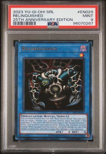 Relinquished • SRL-EN029 • UR • 25th Reprint • PSA 9