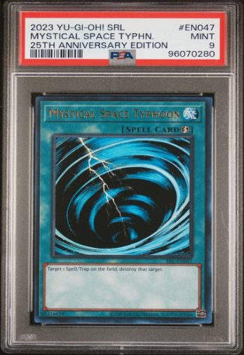 Mystical Space Typhoon • SRL-EN047 • UR • 25th Reprint • PSA 9