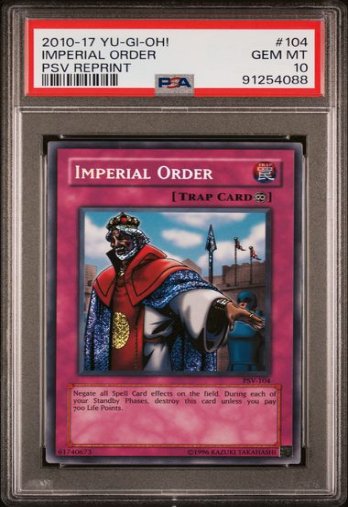 Imperial Order • PSV-104 • SE • PSA 10