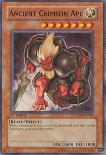 Ancient Crimson Ape • ANPR-EN038 • C