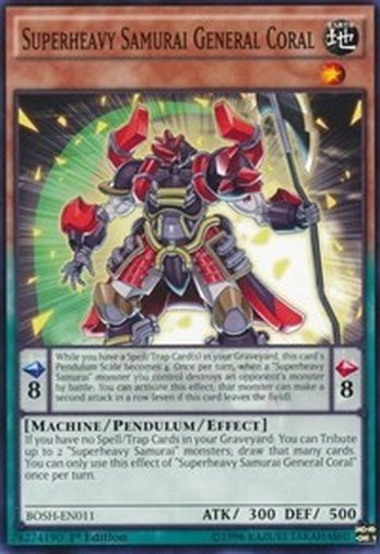 Superheavy Samurai General Coral • BOSH-EN011 • C