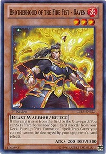 Brotherhood of the Fire Fist - Raven • CBLZ-EN022 • C