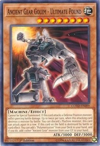 Ancient Gear Golem - Ultimate Pound • COTD-EN099 • C