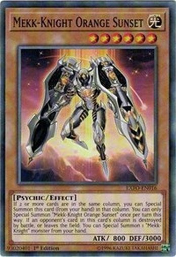 Mekk-Knight Orange Sunset • EXFO-EN016 • C