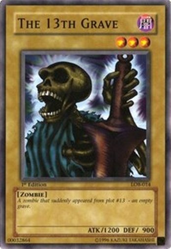 The 13th Grave • LOB-014 • C