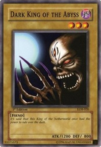 Dark King of the Abyss • LOB-020 • C