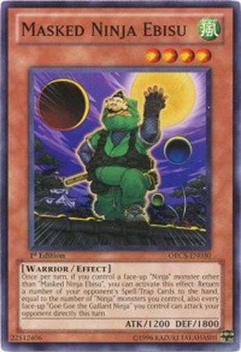 Masked Ninja Ebisu • ORCS-EN030 • C