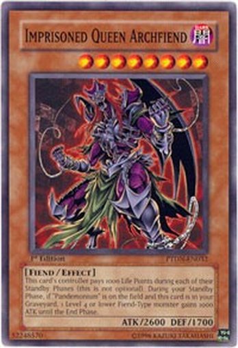Imprisoned Queen Archfiend • PTDN-EN032 • C