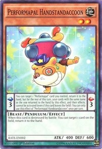 Performapal Handstandaccoon • RATE-EN002 • C