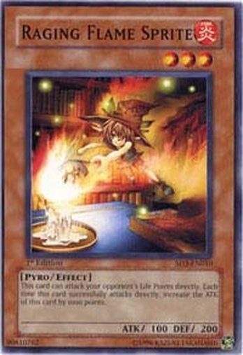 Raging Flame Sprite • SD3-EN010 • C