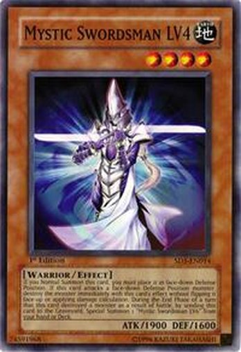Mystic Swordsman LV4 • SD5-EN014 • C