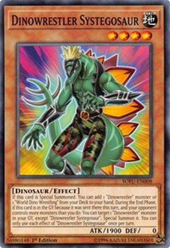 Dinowrestler Systegosaur • SOFU-EN008 • C
