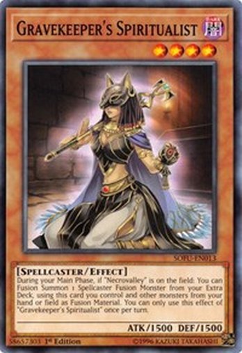Gravekeeper's Spiritualist • SOFU-EN013 • C