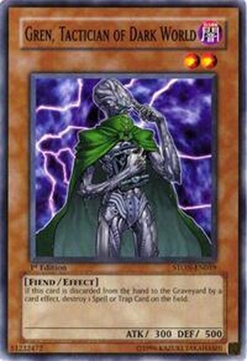 Gren, Tactician of Dark World • STON-EN019 • C
