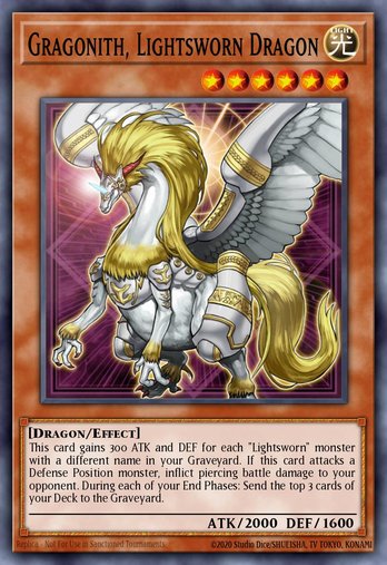 Gragonith, Lightsworn Dragon • LODT-EN025 • C • 2024 Reprint