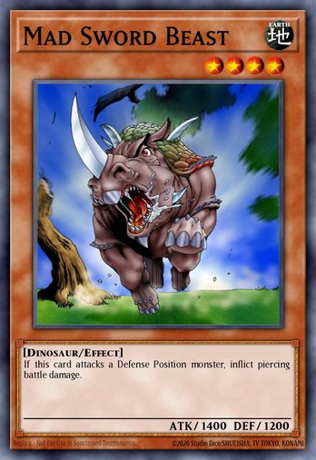 Mad Sword Beast • RP02-EN023 • C • 2025 Reprint