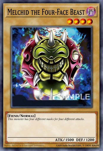 Melchid the Four-Face Beast • RP02-EN029 • C • 2025 Reprint