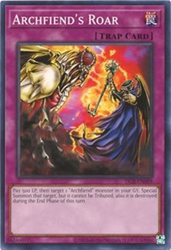 Archfiend's Roar • DCR-EN099 • C • 25th Reprint