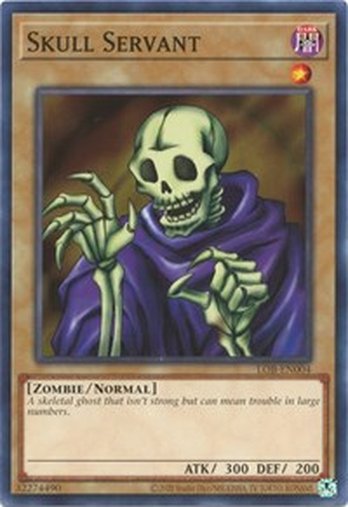Skull Servant • LOB-EN004 • C • 25th Reprint