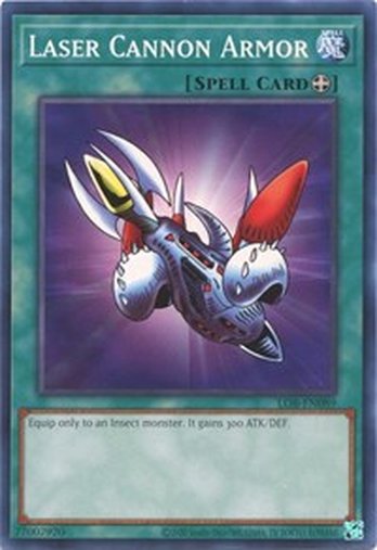 Laser Cannon Armor • LOB-EN089 • C • 25th Reprint