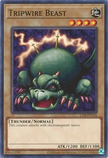 Tripwire Beast • LOB-EN104 • C • 25th Reprint