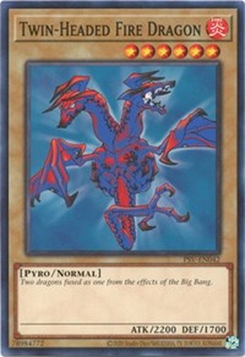 Twin-Headed Fire Dragon • PSV-EN042 • C • 25th Reprint