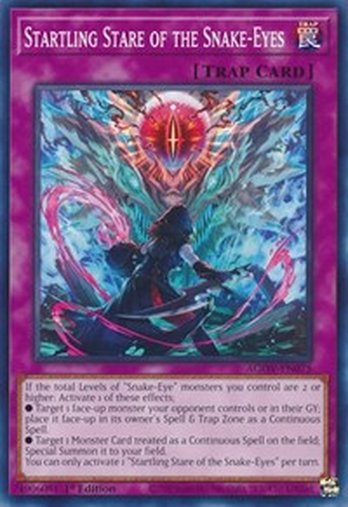 Startling Stare of the Snake-Eyes • AGOV-EN075 • C