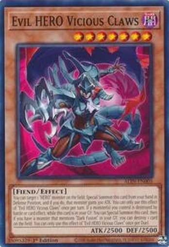 Evil HERO Vicious Claws • ALIN-EN005 • C