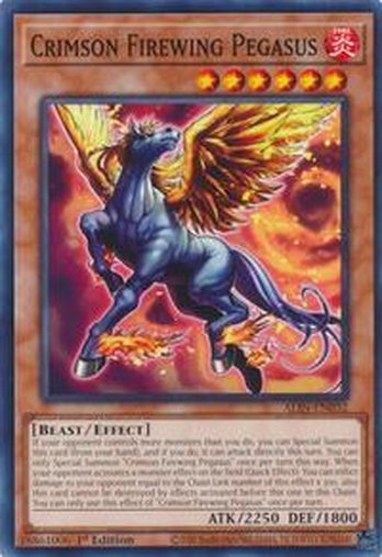 Crimson Firewing Pegasus • ALIN-EN032 • C