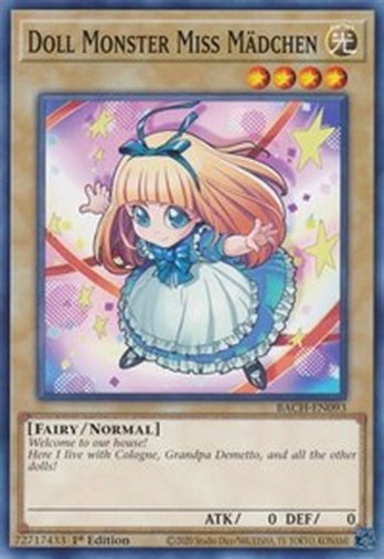 Doll Monster Miss Mädchen • BACH-EN093 • C