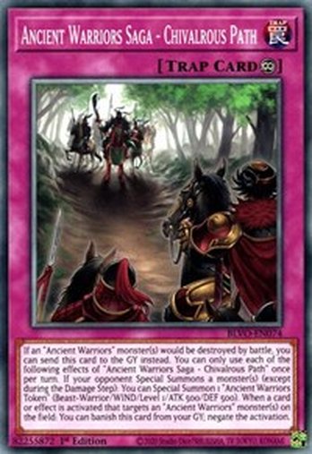Ancient Warriors Saga - Chivalrous Path • BLVO-EN074 • C