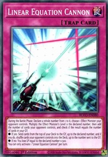 Linear Equation Cannon • BLVO-EN080 • C