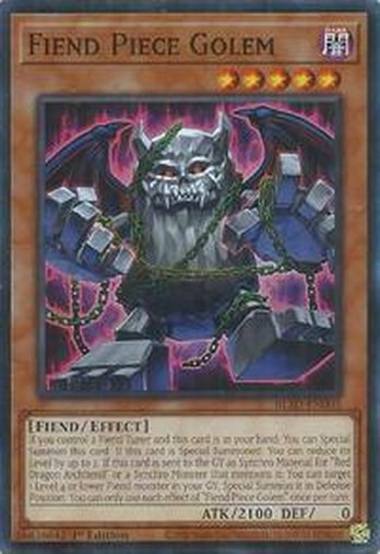 Fiend Piece Golem • BLZD-EN003 • C