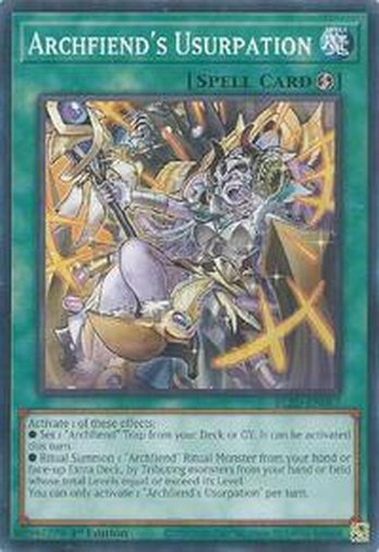 Archfiend's Usurpation • BLZD-EN067 • C