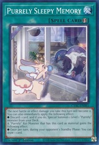 Purrely Sleepy Memory • CYAC-EN061 • C