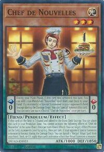 Chef de Nouvelles • DUAD-EN023 • C