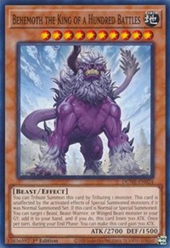 Behemoth the King of a Hundred Battles • DUNE-EN024 • C