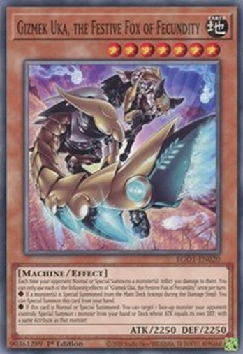 Gizmek Uka, the Festive Fox of Fecundity • EGO1-EN020 • C
