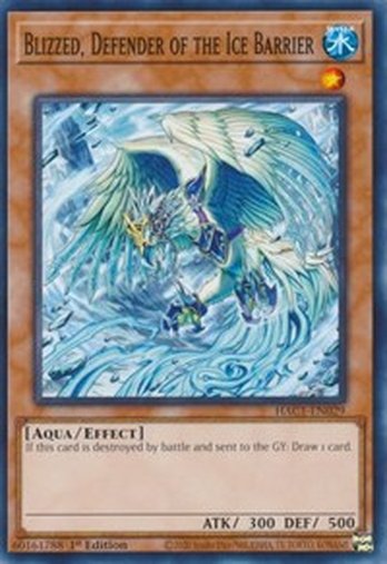 Blizzed, Defender of the Ice Barrier • HAC1-EN029 • C