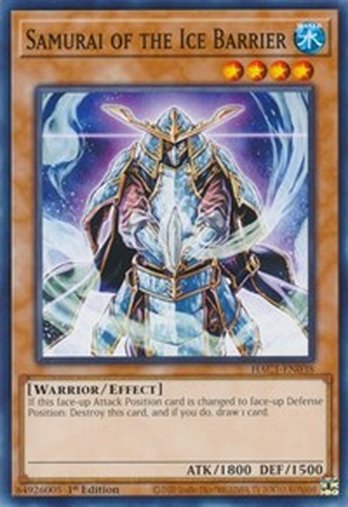 Samurai of the Ice Barrier • HAC1-EN038 • C