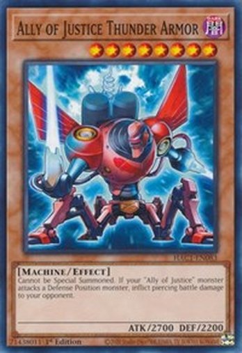 Ally of Justice Thunder Armor • HAC1-EN083 • C