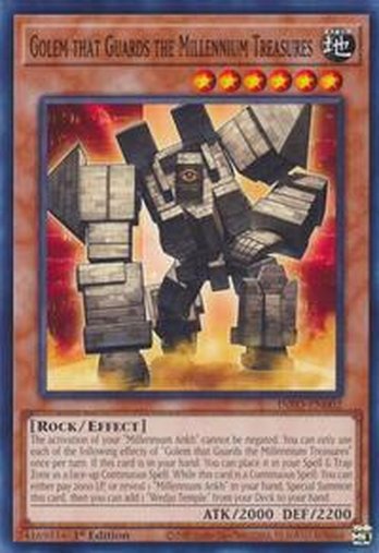 Golem that Guards the Millennium Treasures • INFO-EN002 • C