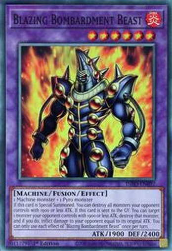 Blazing Bombardment Beast • INFO-EN097 • C