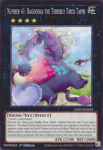 Number 41: Bagooska the Terribly Tired Tapir • L26D-ENM24 • C