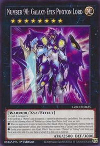 Number 90: Galaxy-Eyes Photon Lord • L26D-ENM25 • C
